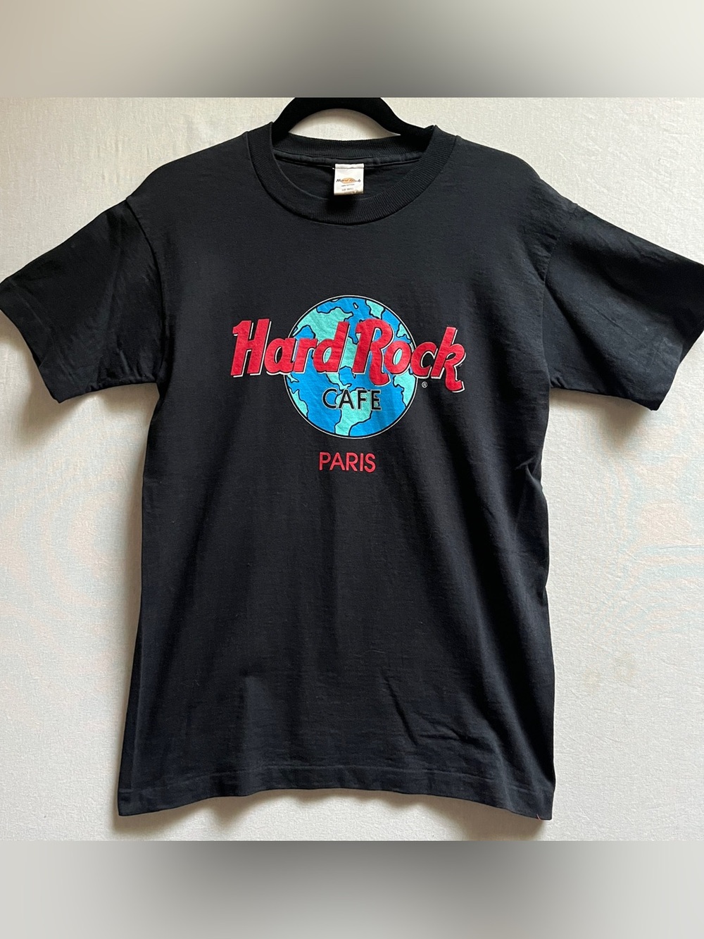 Hard Rock Cafe Paris Globe Graphic Short Sleeve T Shirt Mens Size S